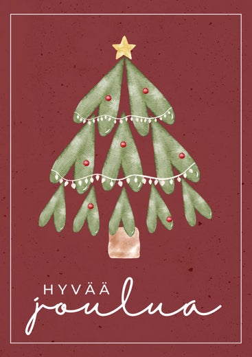 Joulukortti | Kuusi